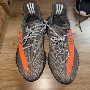 YEEZY adidas Gray and Orange “Men's” Sneakers